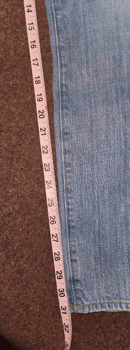 J.Crew 484 Slim-fit Jeans in a Light Blue 33x32 Measuring At A 33x31 Denim